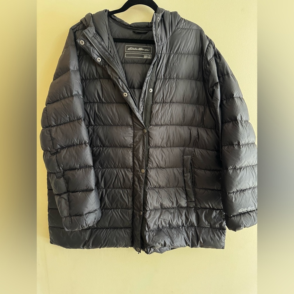 Eddie Bauer Women’s Charcoal Puffer Jacket